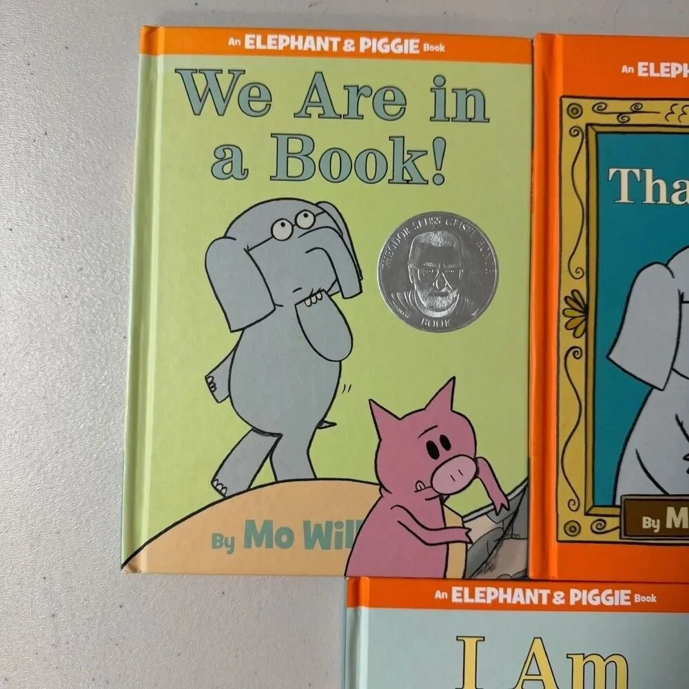 Elephant & Piggie 3 Books Set Mo Willems Young Reader Age 3-7 preschool Learning